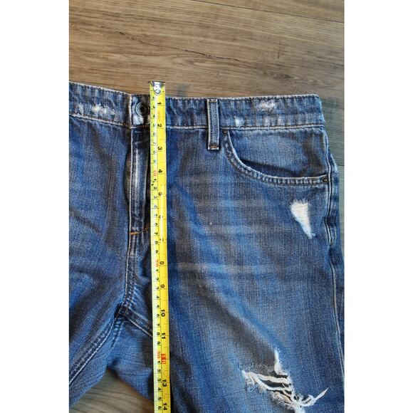 Joe’s Jeans Billie Crop Boyfriend Slim Crop Distressed Blue Jeans Women’s W32 - Picture 8 of 9